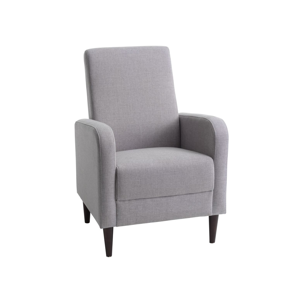 GEDVED armchair, light gray polyester fabric; 70x90x76 cm