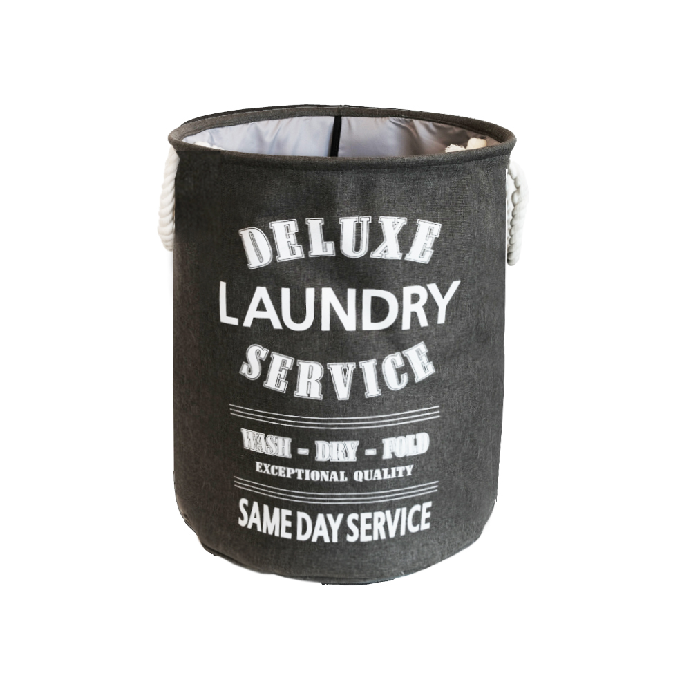 Laundry basket | MALA | polyester/EVA fabric | gray | DK40xC55cm