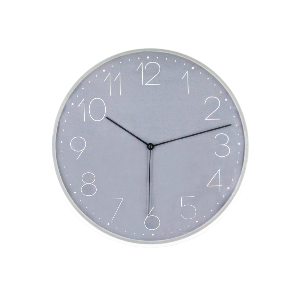 Wall clock BRONDBY Ø30cm grey