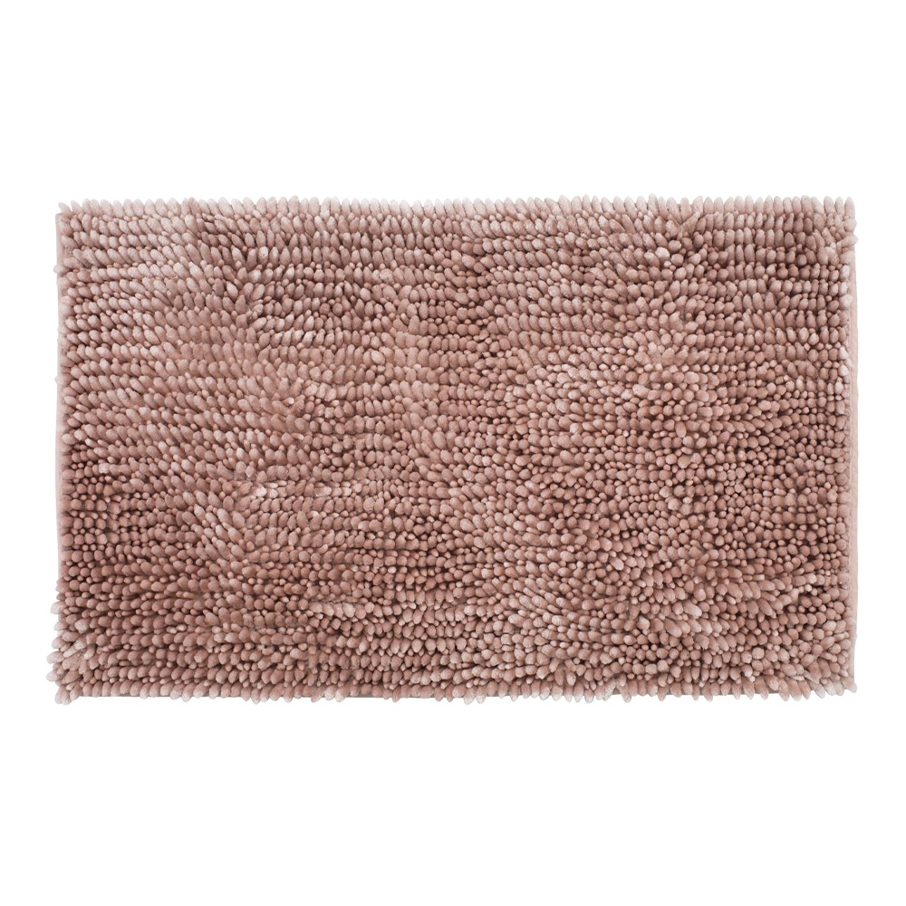Thảm phòng tắm | BERGY | polyester | hồng | R50xD80cm