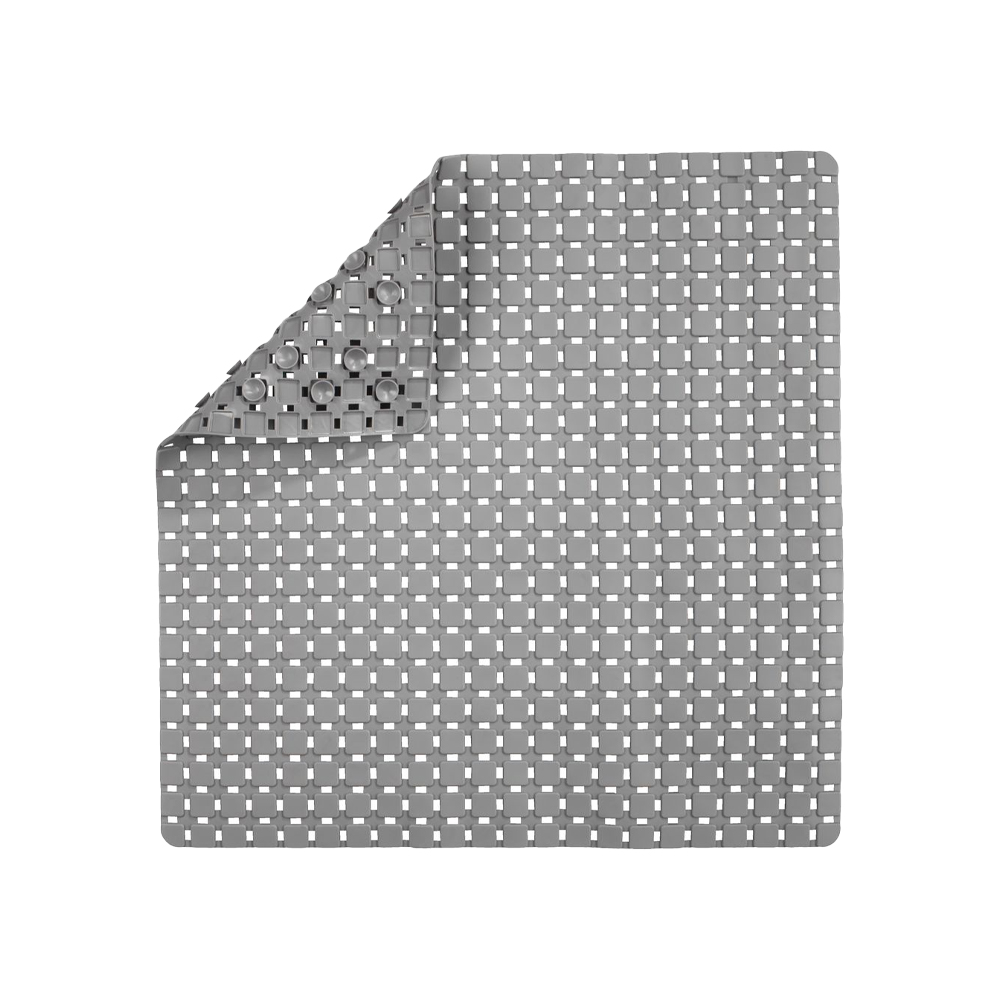 Non-slip bath mat VITTINGE 55x55 grey
