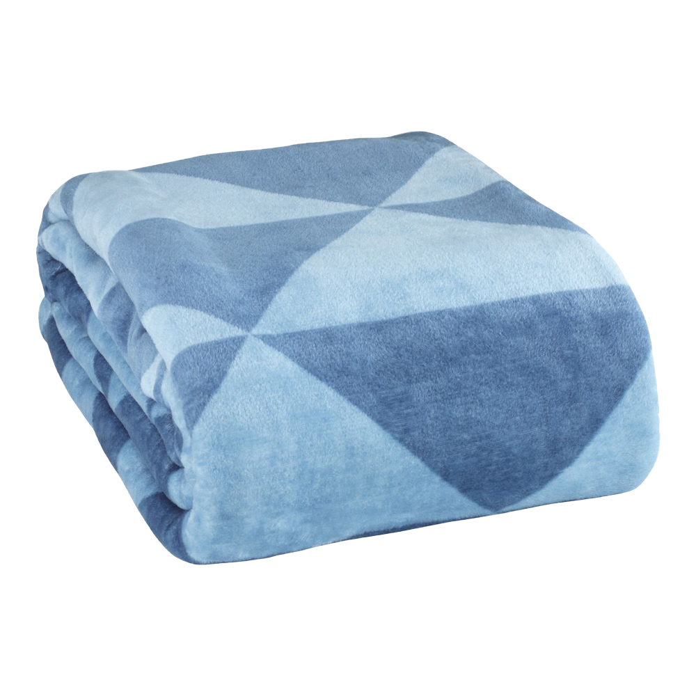 Chăn sofa | KRATTFIOL | polyester | xanh | D220xR200cm