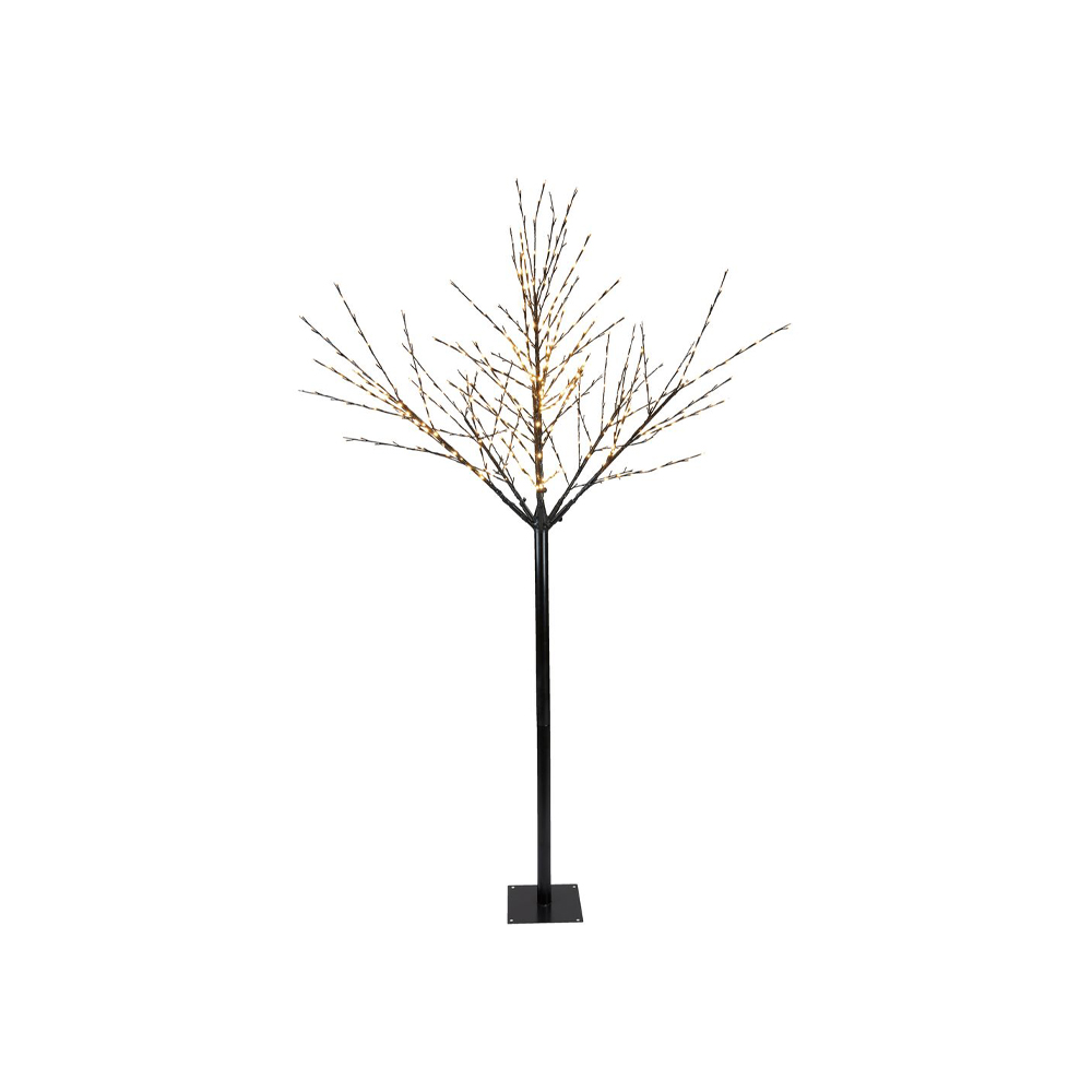 Đèn trang trí hình cây | PAKKER | đồng/PVC | đen | C250cm | 600LED