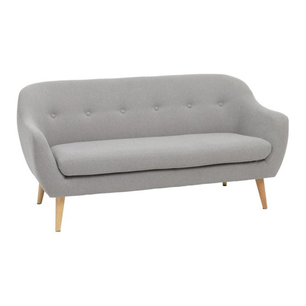 Sofa 2.5s |EGEDAL|polyester fabric cover|light grey|R170xS81xC82cm