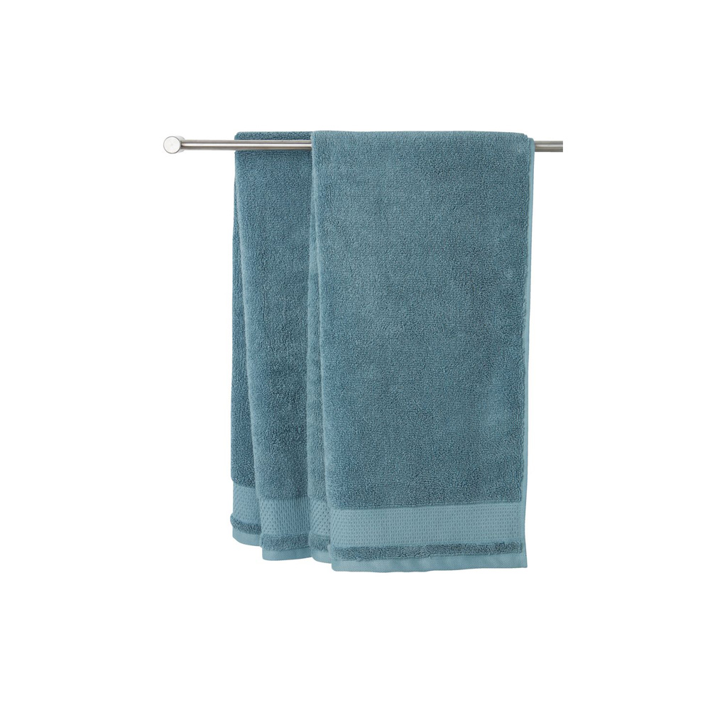 Khăn tắm cotton | NORA | xanh xám | D100xR50cm