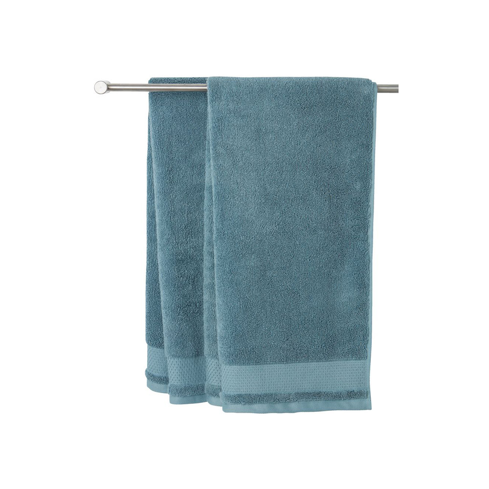 Khăn tắm cotton | NORA | xanh xám | D140xR70cm