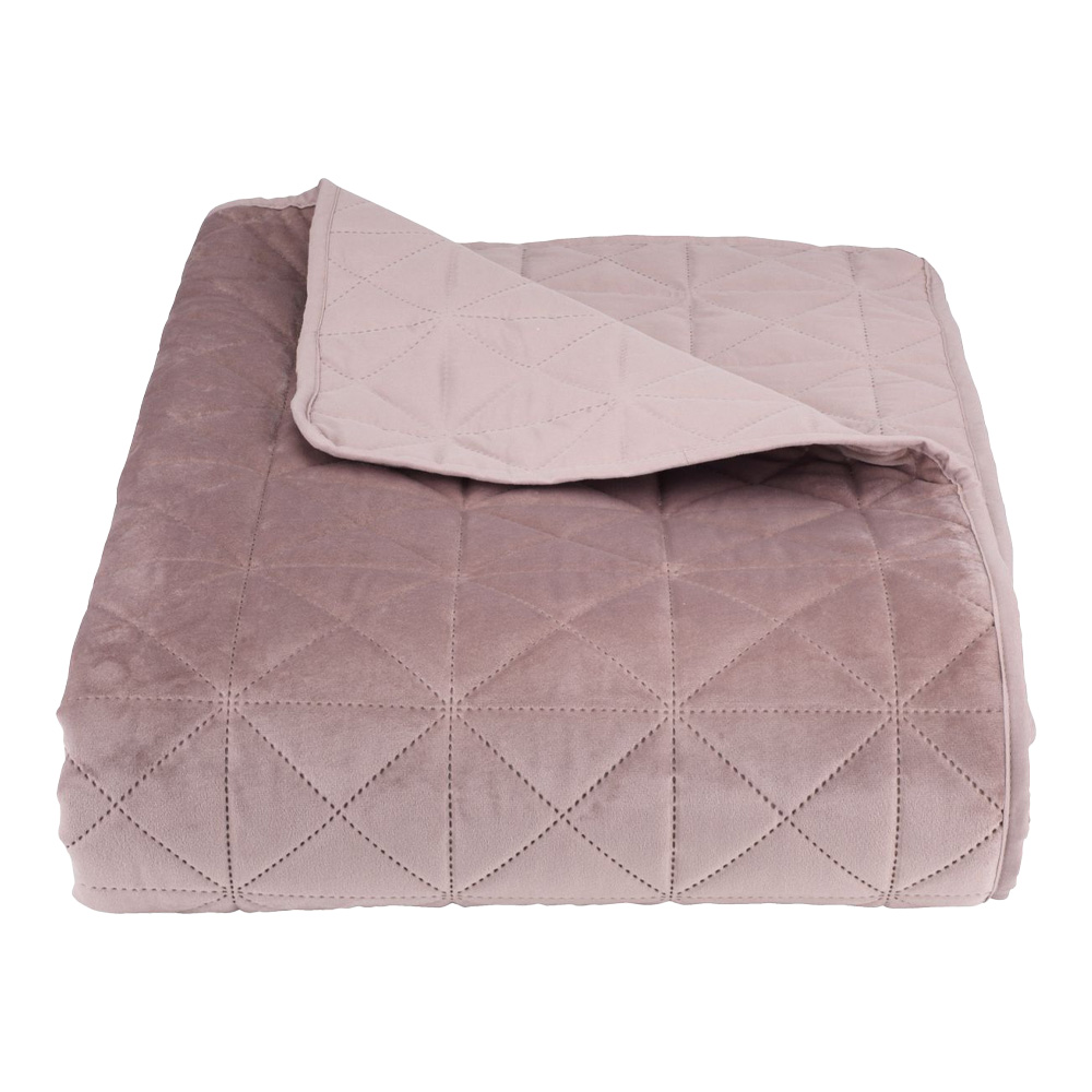 Bed throw ENGBLOMME 220×240 rose