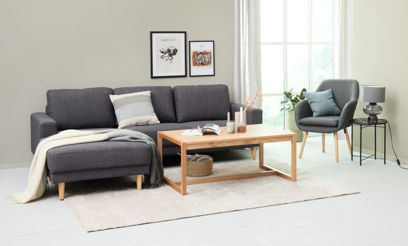 Sofa đổi góc tận dụng những góc chết và góc khuất giúp cho căn phòng trở nên gọn gàng và nổi bật hơn