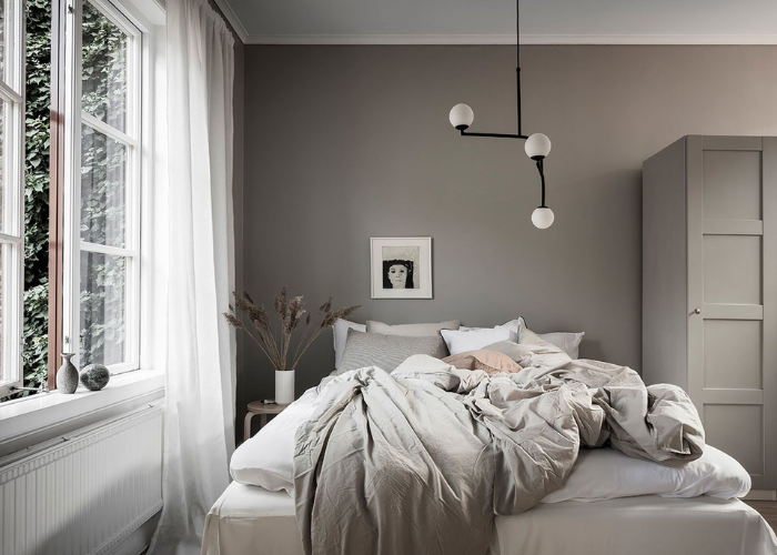 Mẫu thiết kế phòng ngủ 20m2 phong cách Bắc Âu đơn giản