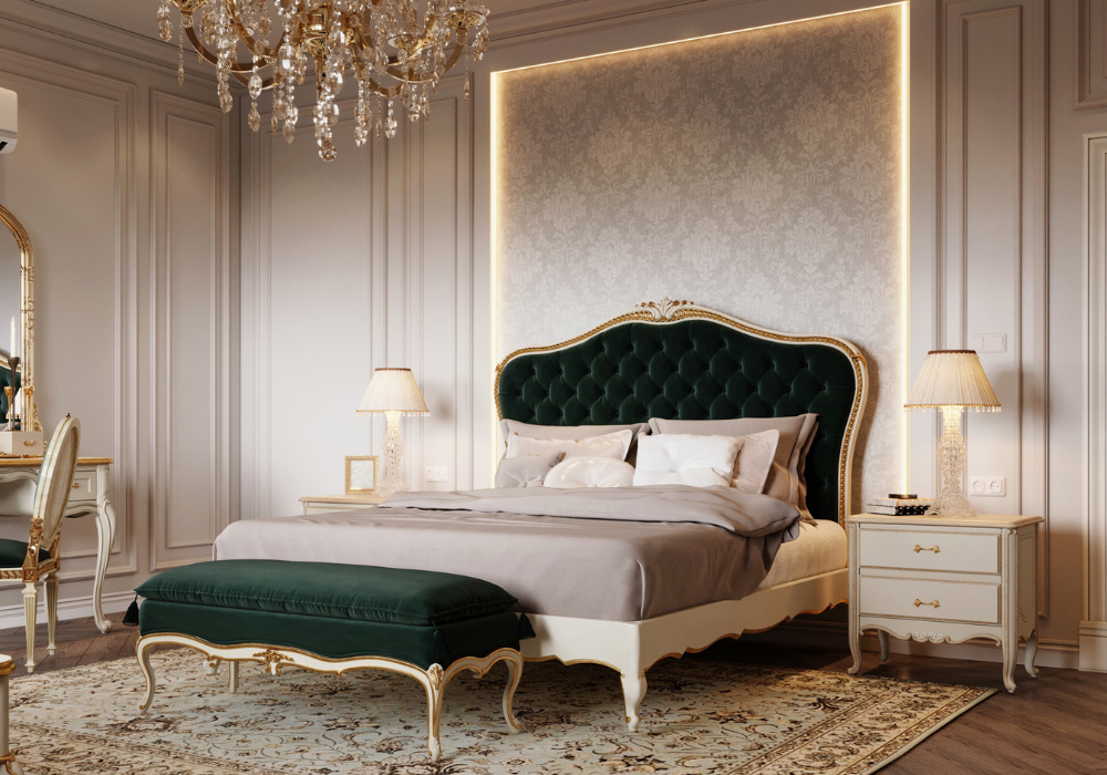 mẫu hình ảnh phòng ngủ đẹp nhất vượt thời gian với phong cách cổ điển.