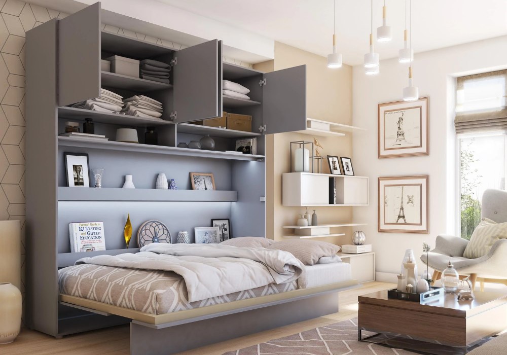 Một trong những mẫu phòng ngủ thông minh kết hợp phong cách hiện đại và cổ điển được yêu thích nhất