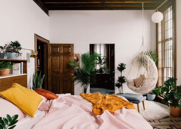 Thiết kế nội thất phòng ngủ theo phong cách Bắc Âu kết hợp với nét đẹp Rustic đầy hoài cổ