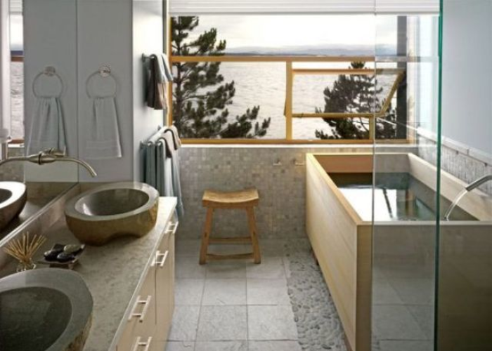 Thiết kế phòng tắm 4m2 kiểu Nhật siêu đẹp và tiện ích