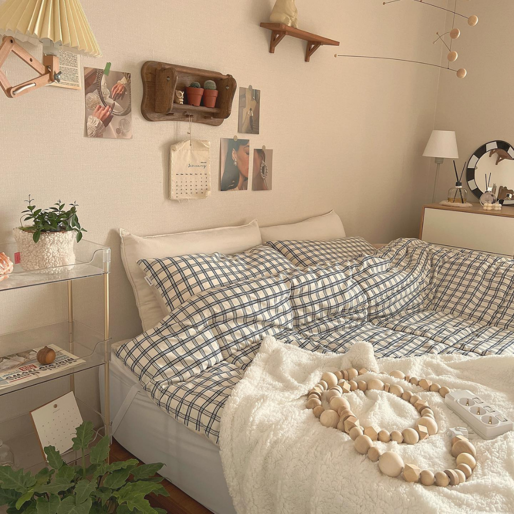 Trang trí phòng ngủ đơn giản cho nữ phong cách Vintage đẹp, hiện đại