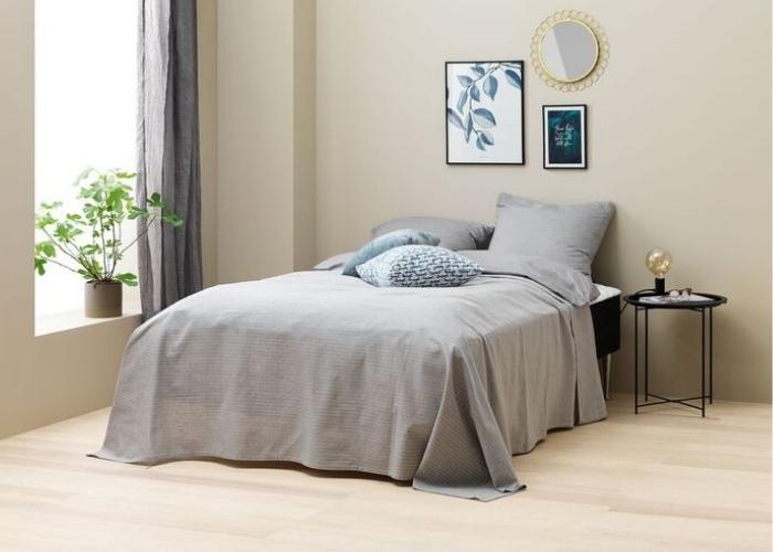 Mẫu phòng ngủ giường đôi phong cách đơn giản