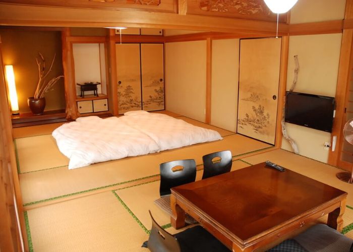 Gợi ý trang trí phòng ngủ nhỏ không giường theo phong cách Nhật Bản