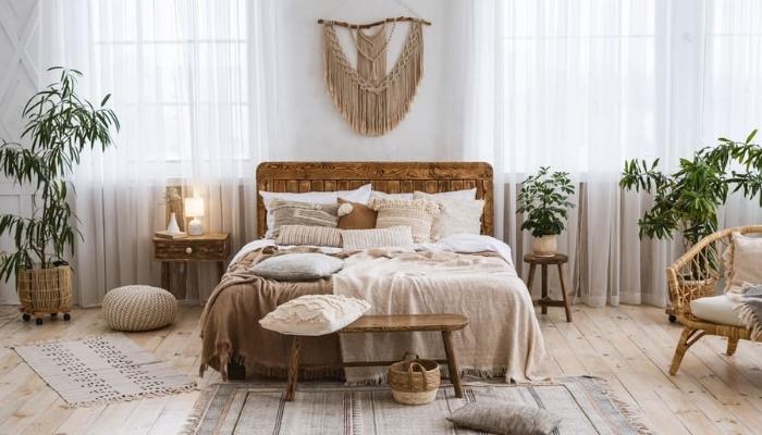 Trang trí phòng ngủ bằng đổ handmade chất liệu vải