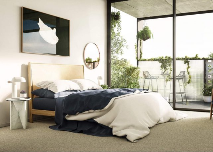 Mẫu phòng ngủ cho nam đẹp, tận dụng ánh sáng tự nhiên để căn phòng trở nên thông thoáng, rộng rãi 