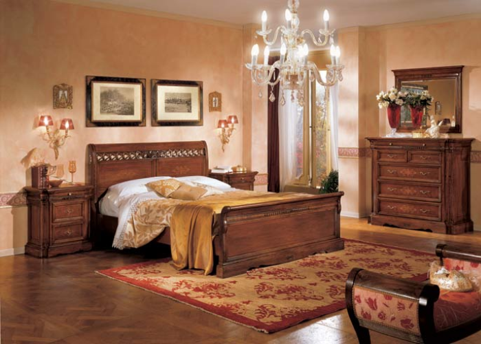 Kiểu tab đầu giường từ gỗ tự nhiên với thiết kế theo hơi hướng cổ điển, vintage. 