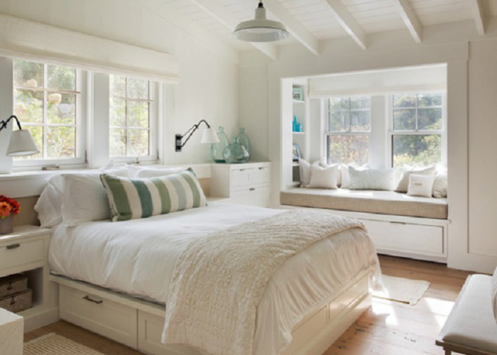 Thiết kế cửa sổ phòng ngủ giúp thông thoáng không khí trong phòng
