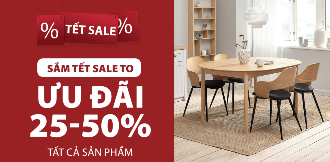 Chương trình ưu đãi Tết sale đến 50% 