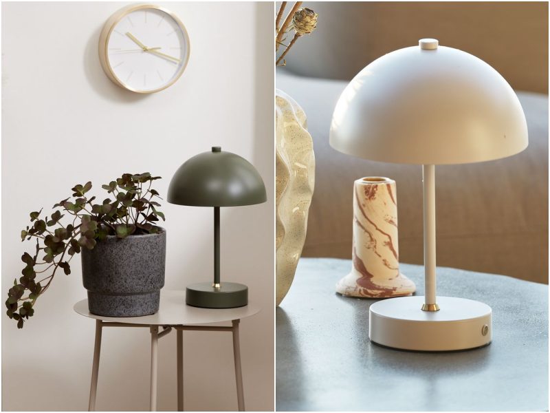 Một chiếc đèn Bắc Âu đẹp, chất liệu kim loại đặt ở góc phòng sẽ ngay lập tức làm không gian trở nên ấm cúng hơn