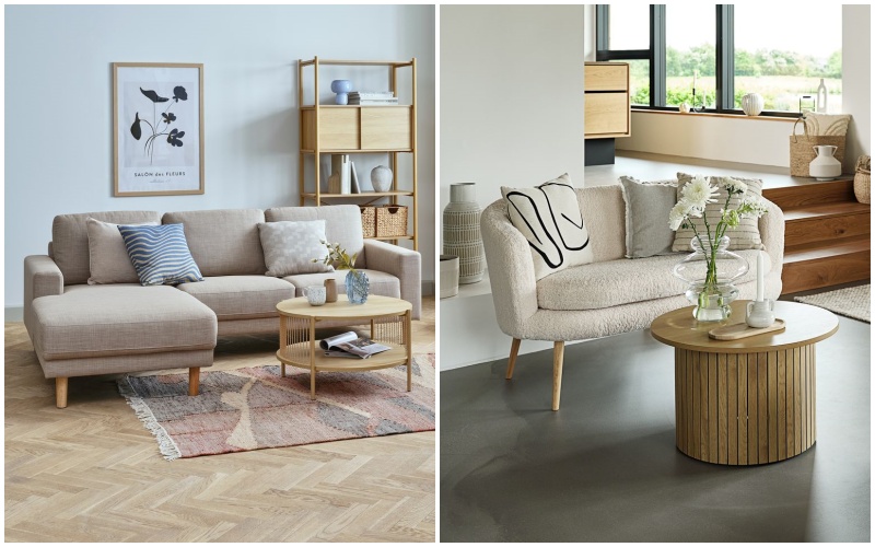 sofa với chất liệu vỏ bọc polyester đang trở thành xu hướng