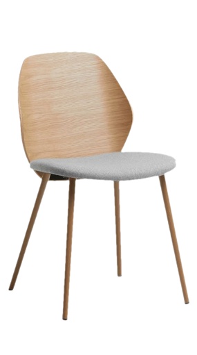 Ghế bàn ăn HORNE  Kim loại/vải polyester