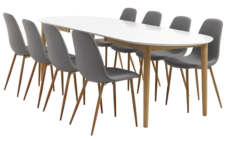 Tham khảo một số mẫu bàn ăn 6 -8 ghế có thiết kế tinh tế