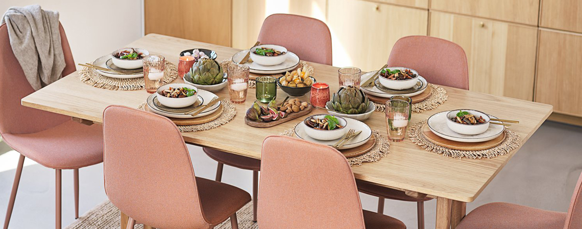 Cùng JYSK tìm hiểu kích thước bàn ghế ăn 6 người phù hợp dành cho gia đình bạn