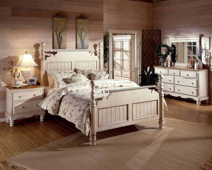 Mẫu giường theo phong cách retro với thiết kế cách điệu tạo điểm nhấn