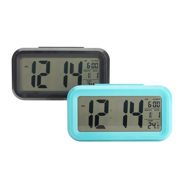 Đồng hồ báo thức điện tử để bàn SVEN nhựa, xanh dương, R14xS5xC8cm