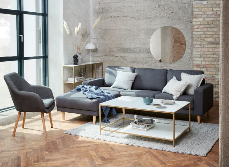 Sofa góc EGENSE tạo ấn tượng với thiết kế tối giản, hiện đại, đầy đủ công năng