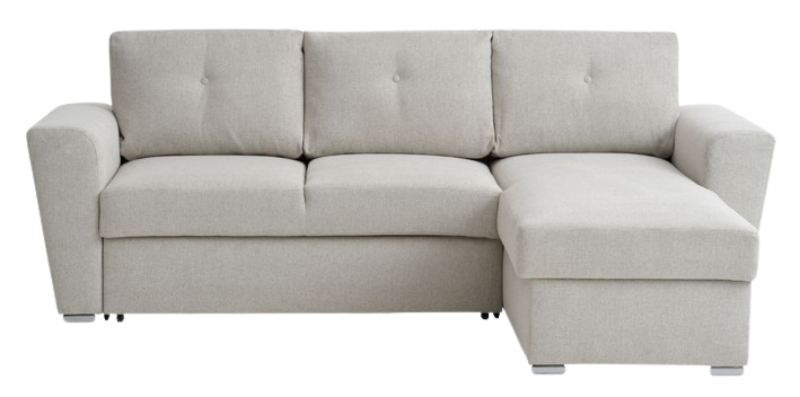 Sofa giường VEJLBY mang lại cảm giác êm ái với lớp vải polyester thoáng khí