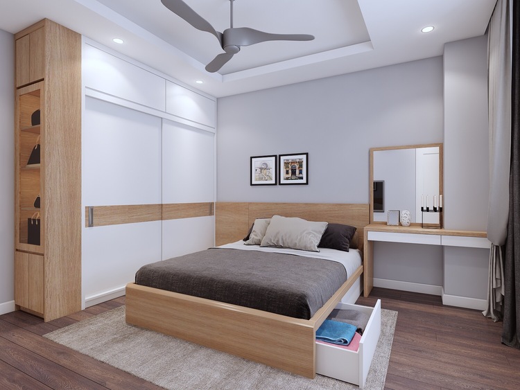 Ý tưởng trang trí phòng ngủ bình dân diện tích khiêm tốn cho các bạn trẻ theo phong cách tối giản