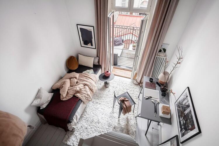 Ý tưởng trang trí phòng ngủ 5m2 ở căn hộ chung cư cực đơn giản, không hao tốn chi phí quá nhiều vào vật dụng nội thất