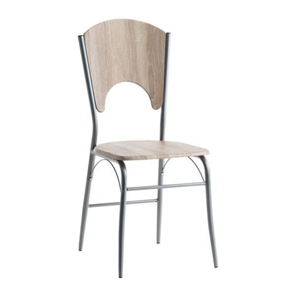  Ghế bàn ăn THYHOLM | gỗ công nghiệp/khung kim loại màu sồi tại JYSK