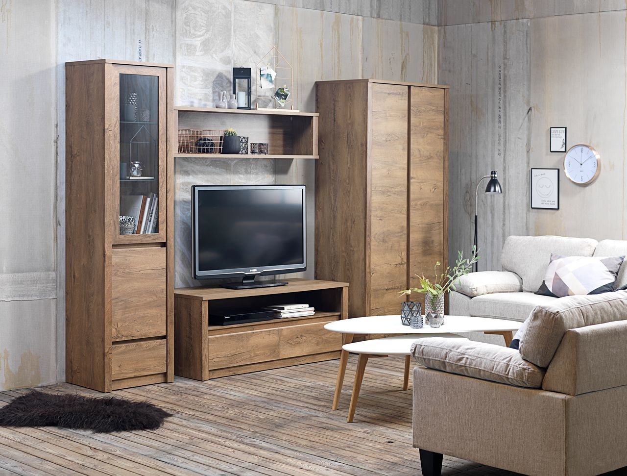 Mẫu thiết kế nội thất phòng khách bằng gỗ hiện đại, tinh tế
