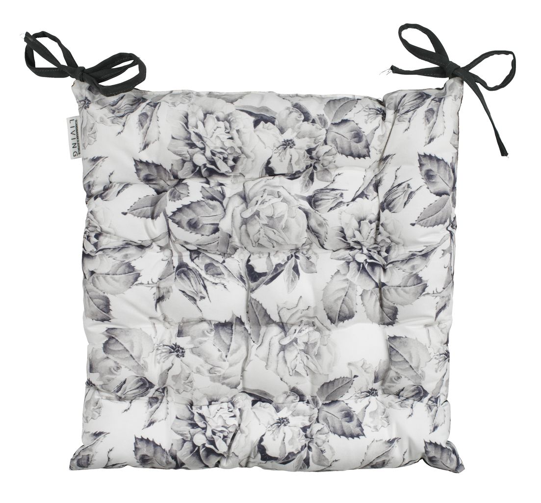 Đệm ngồi SALVIA, polyester vàng/xám, D40xR40xD5cm Đệm ngồi SALVIA, polyester vàng/xám, D40xR40xD5cm