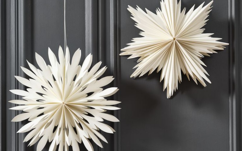 Đèn ngôi sao trang trí Giáng Sinh phong cách Bắc Âu