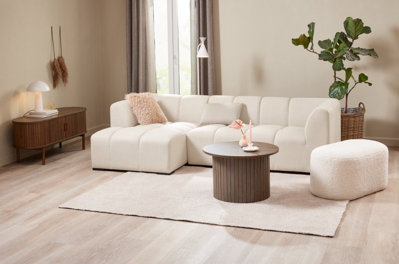 Sofa góc phải ALLESE vải polyester