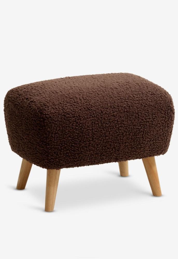 Ghế đ&ocirc;n VILDSUND vải polyester, m&agrave;u n&acirc;u 