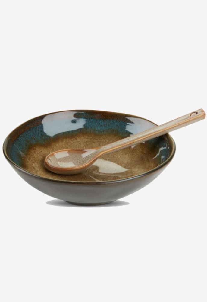 T&ocirc; KLAES gốm m&agrave;u n&acirc;u