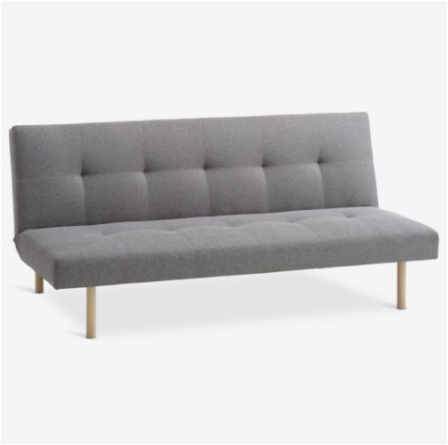 Sofa giường | HOLSTED | vải polyester | x&aacute;m | R180xS92xC82cm