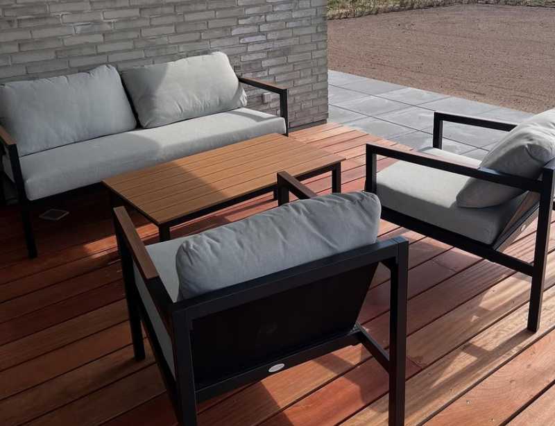 Bộ sofa ngo&agrave;i trời BEJSTRUP ph&ugrave; hợp cho kh&ocirc;ng gian ngo&agrave;i trời rộng r&atilde;i