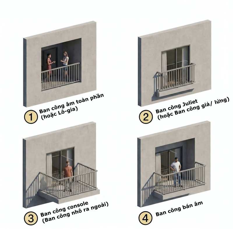 C&aacute;c loại h&igrave;nh ban c&ocirc;ng hiện nay