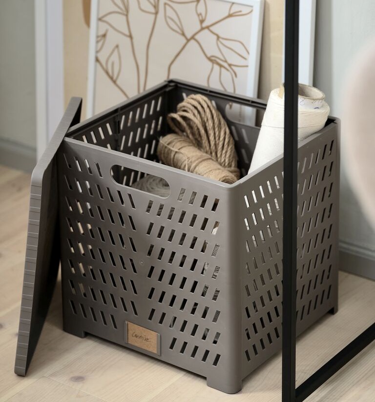 Giỏ đa năng MILAS nhựa PP màu xám