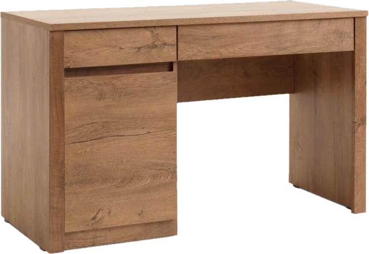 Bàn làm việc VEDDE gỗ công nghiệp màu sồi đậm