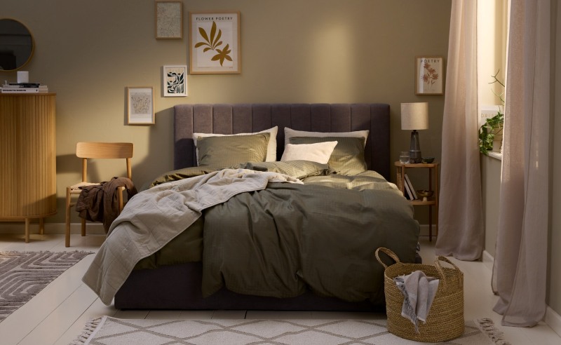 Mẫu bố tr&iacute; ph&ograve;ng ngủ 23m2 đẹp, hiện đại