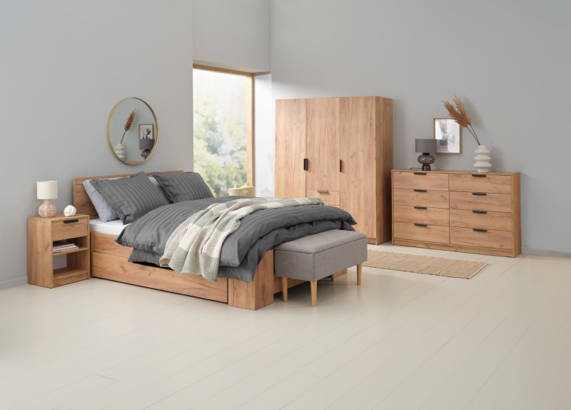 Thiết kế ph&ograve;ng ngủ master 40m2 đầy ấn tượng theo phong c&aacute;ch Băc &Acirc;u